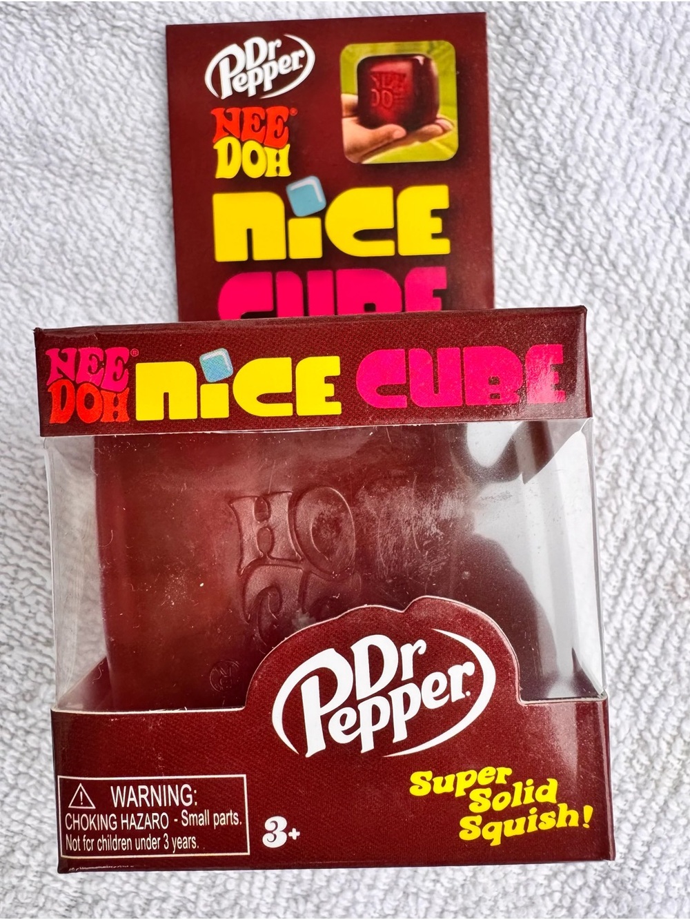 Schylling NeeDoh "Nice Cube" sensory toy featuring Dr Pepper(AUTHENTIC)